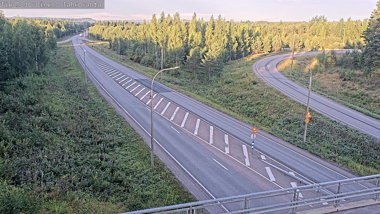 Weather Camera Image Väg 5 Jorois, Tahkoranta, Joroinen, Pohjois-Savo