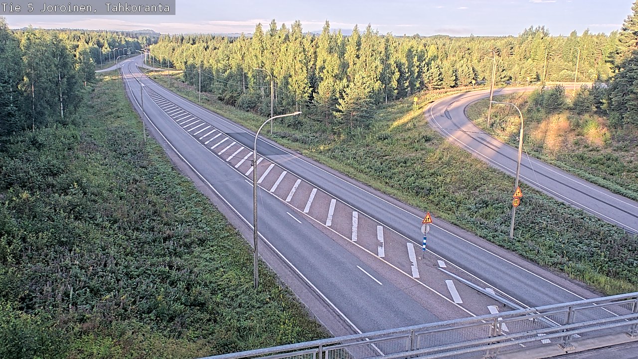 Weather Camera Image Väg 5 Jorois, Tahkoranta, Joroinen, Pohjois-Savo