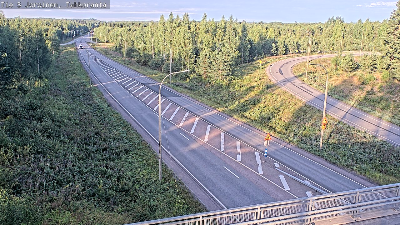 Weather Camera Image Väg 5 Jorois, Tahkoranta, Joroinen, Pohjois-Savo