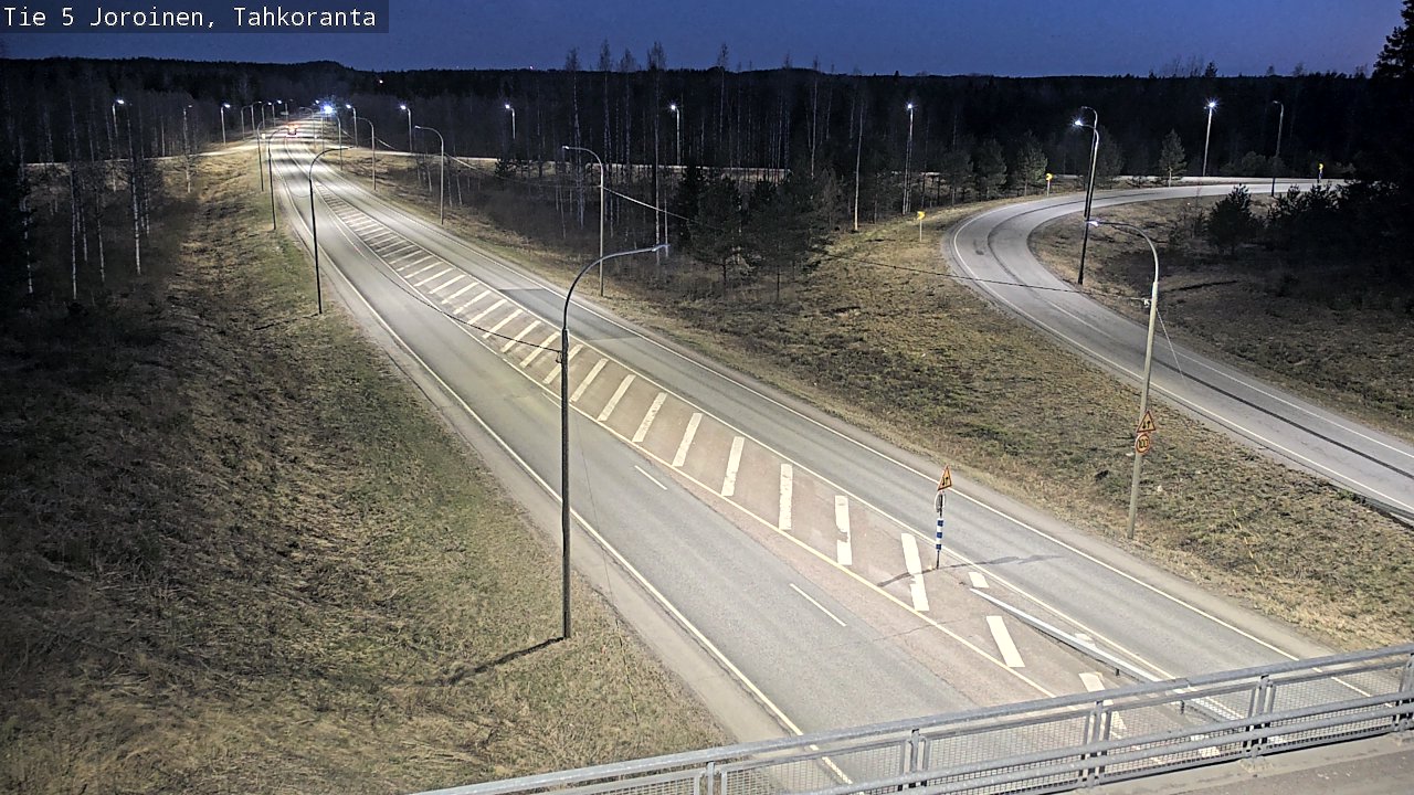 Weather Camera Image Väg 5 Jorois, Tahkoranta, Joroinen, Pohjois-Savo