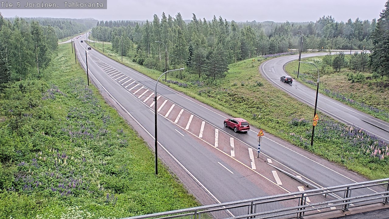 Weather Camera Image Väg 5 Jorois, Tahkoranta, Joroinen, Pohjois-Savo