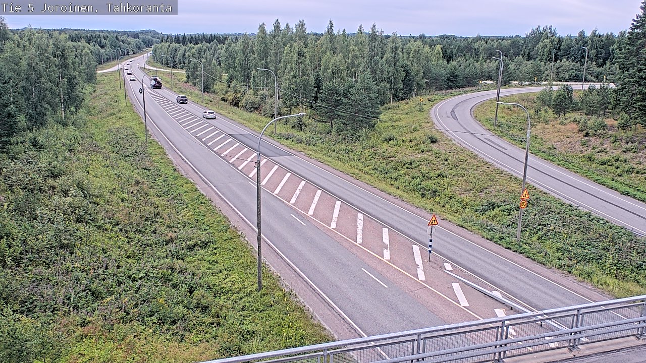 Weather Camera Image Väg 5 Jorois, Tahkoranta, Joroinen, Pohjois-Savo