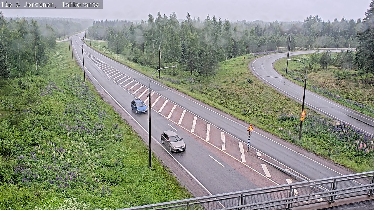 Weather Camera Image Väg 5 Jorois, Tahkoranta, Joroinen, Pohjois-Savo