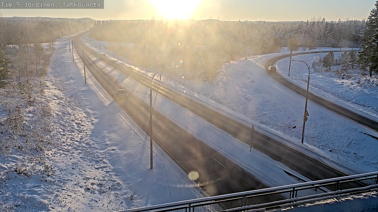Weather Camera Image Road 5 Joroinen, Tahkoranta, Joroinen, Pohjois-Savo