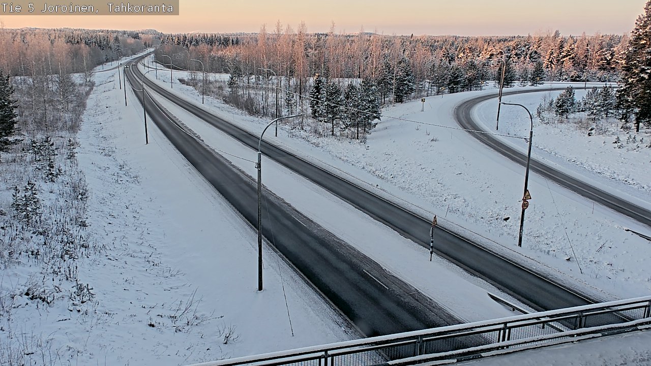 Weather Camera Image Road 5 Joroinen, Tahkoranta, Joroinen, Pohjois-Savo