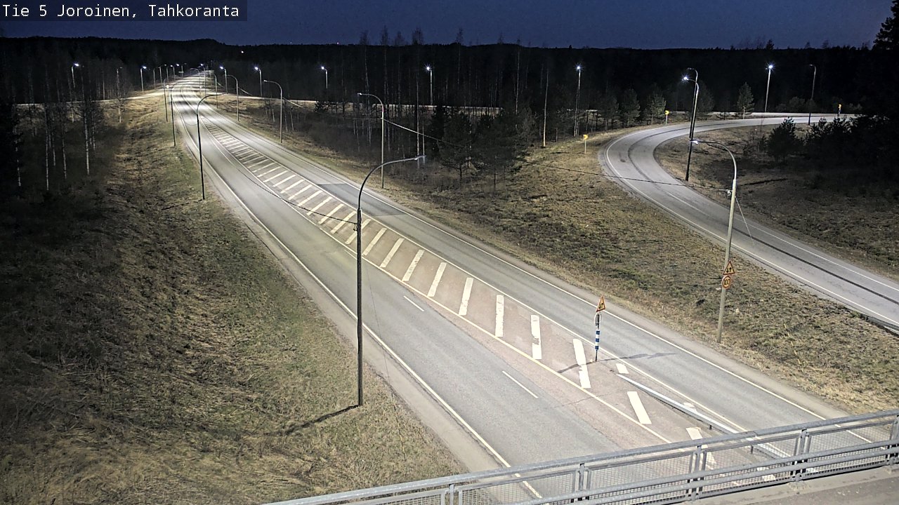 Weather Camera Image Väg 5 Jorois, Tahkoranta, Joroinen, Pohjois-Savo