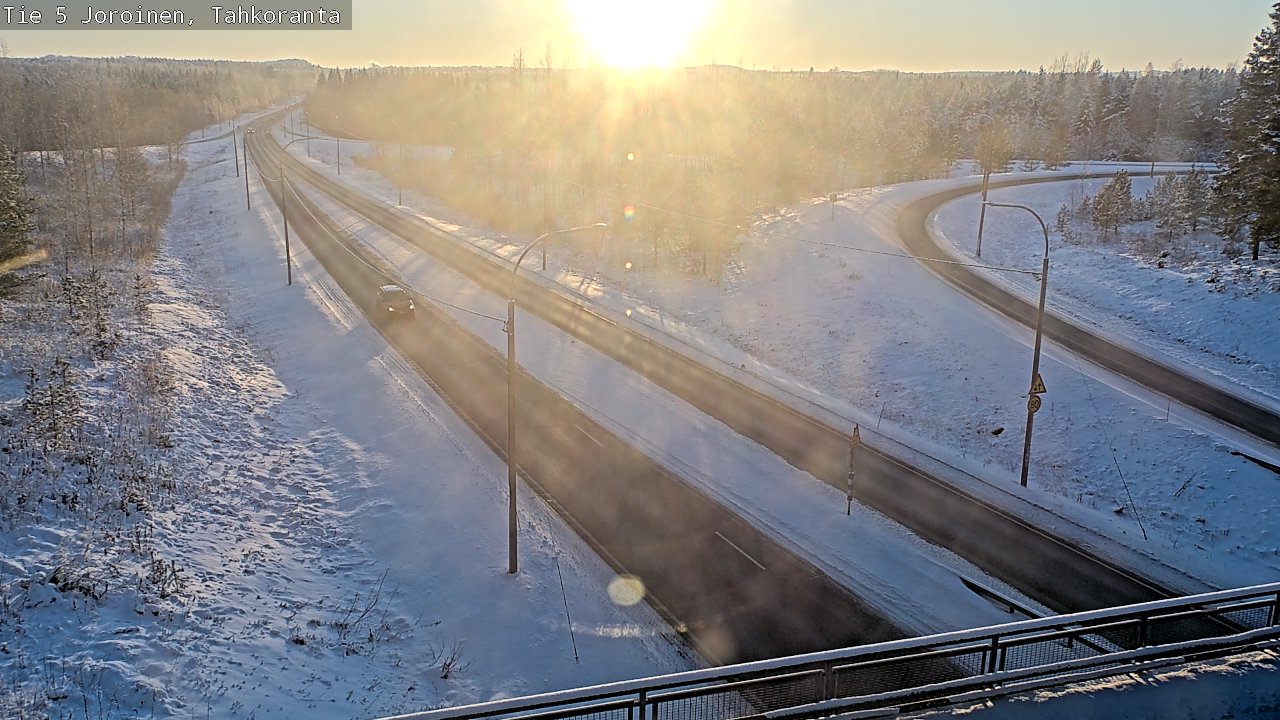 Weather Camera Image Road 5 Joroinen, Tahkoranta, Joroinen, Pohjois-Savo