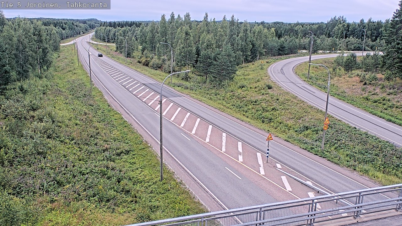 Weather Camera Image Väg 5 Jorois, Tahkoranta, Joroinen, Pohjois-Savo
