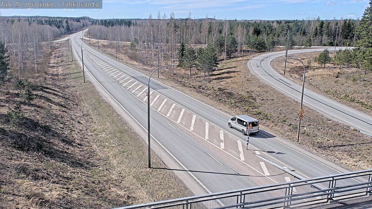 Weather Camera Image Väg 5 Jorois, Tahkoranta, Joroinen, Pohjois-Savo