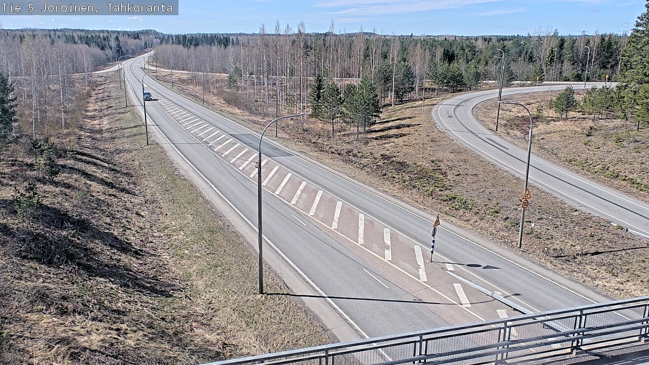 Weather Camera Image Väg 5 Jorois, Tahkoranta, Joroinen, Pohjois-Savo