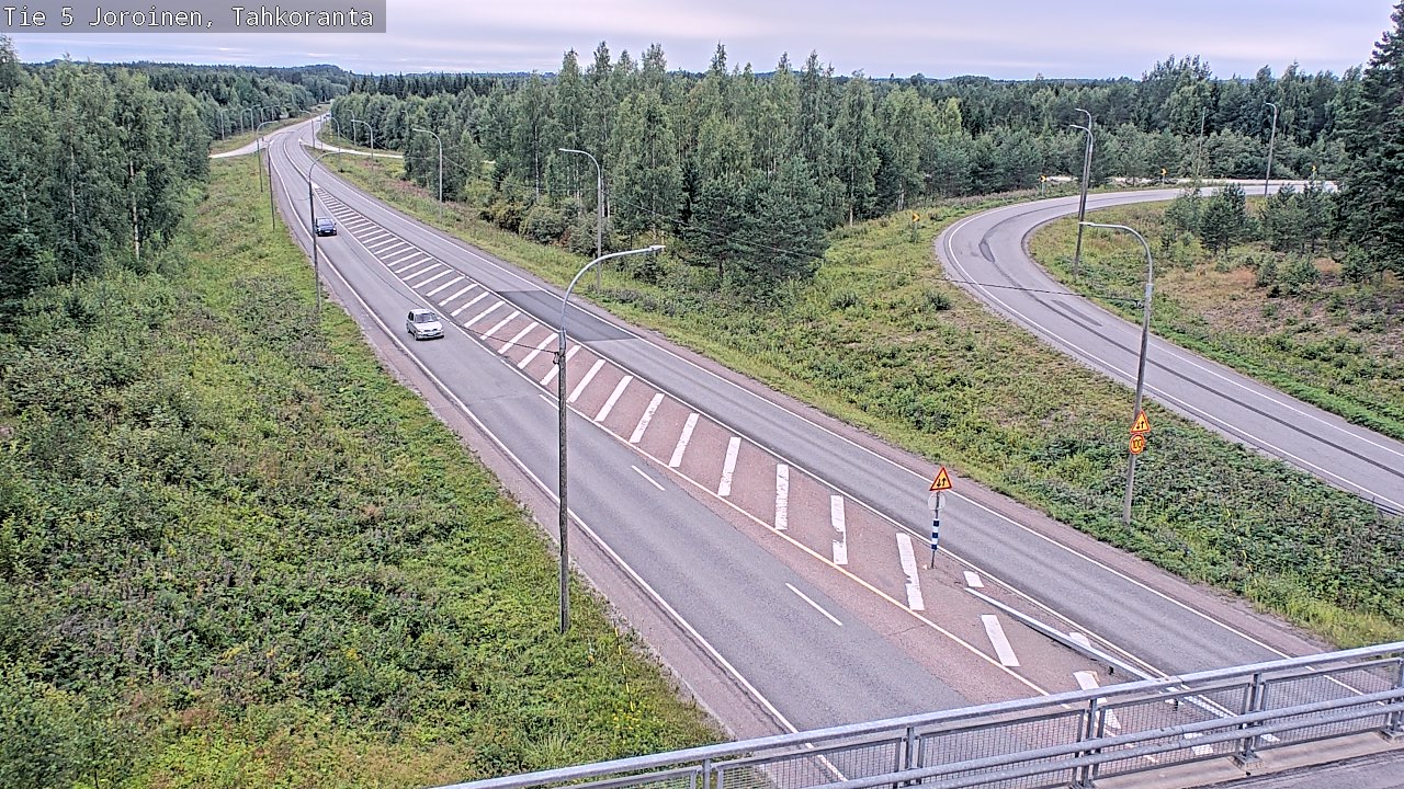 Weather Camera Image Väg 5 Jorois, Tahkoranta, Joroinen, Pohjois-Savo