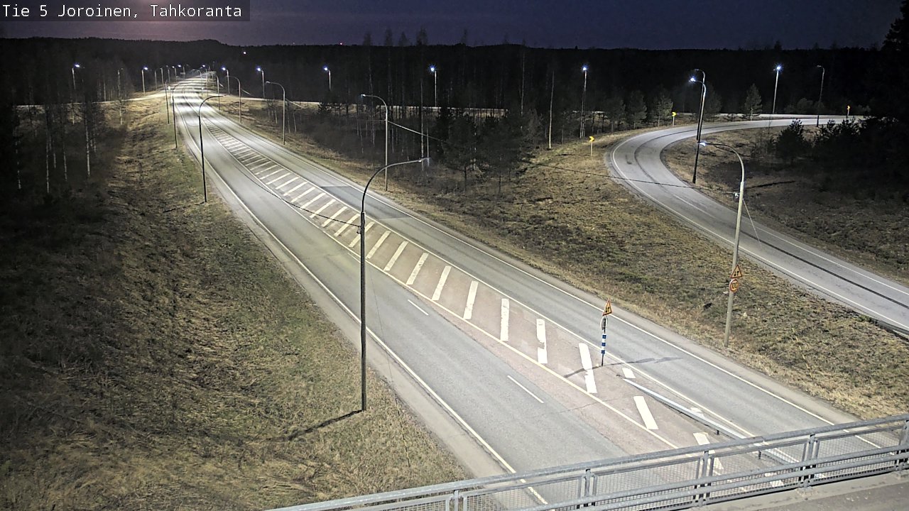 Weather Camera Image Väg 5 Jorois, Tahkoranta, Joroinen, Pohjois-Savo