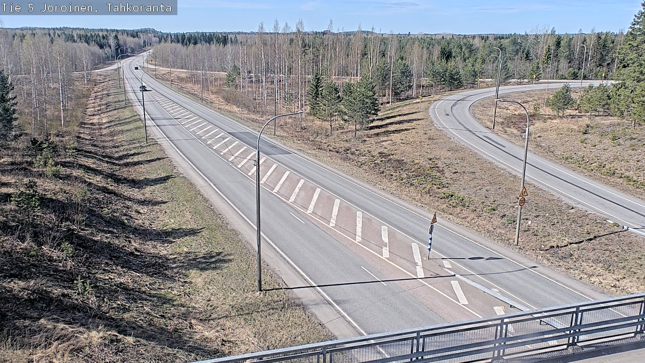 Weather Camera Image Väg 5 Jorois, Tahkoranta, Joroinen, Pohjois-Savo