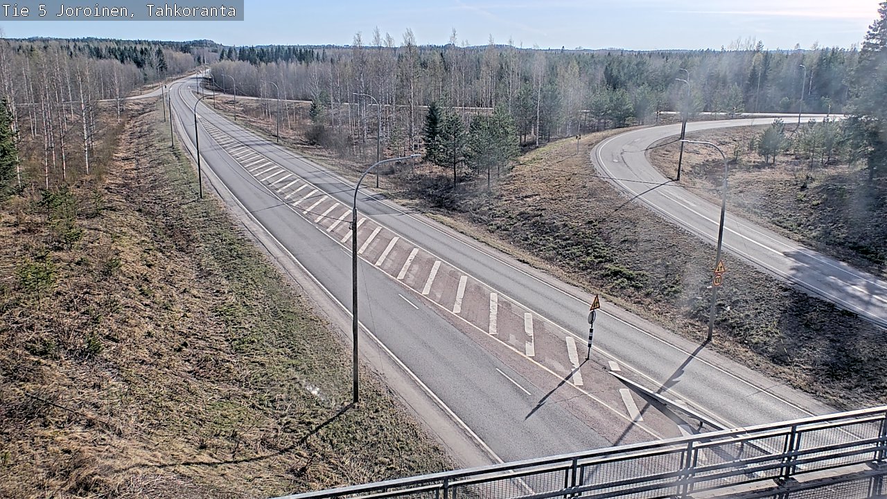 Weather Camera Image Väg 5 Jorois, Tahkoranta, Joroinen, Pohjois-Savo