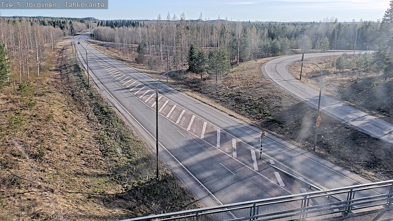 Weather Camera Image Väg 5 Jorois, Tahkoranta, Joroinen, Pohjois-Savo