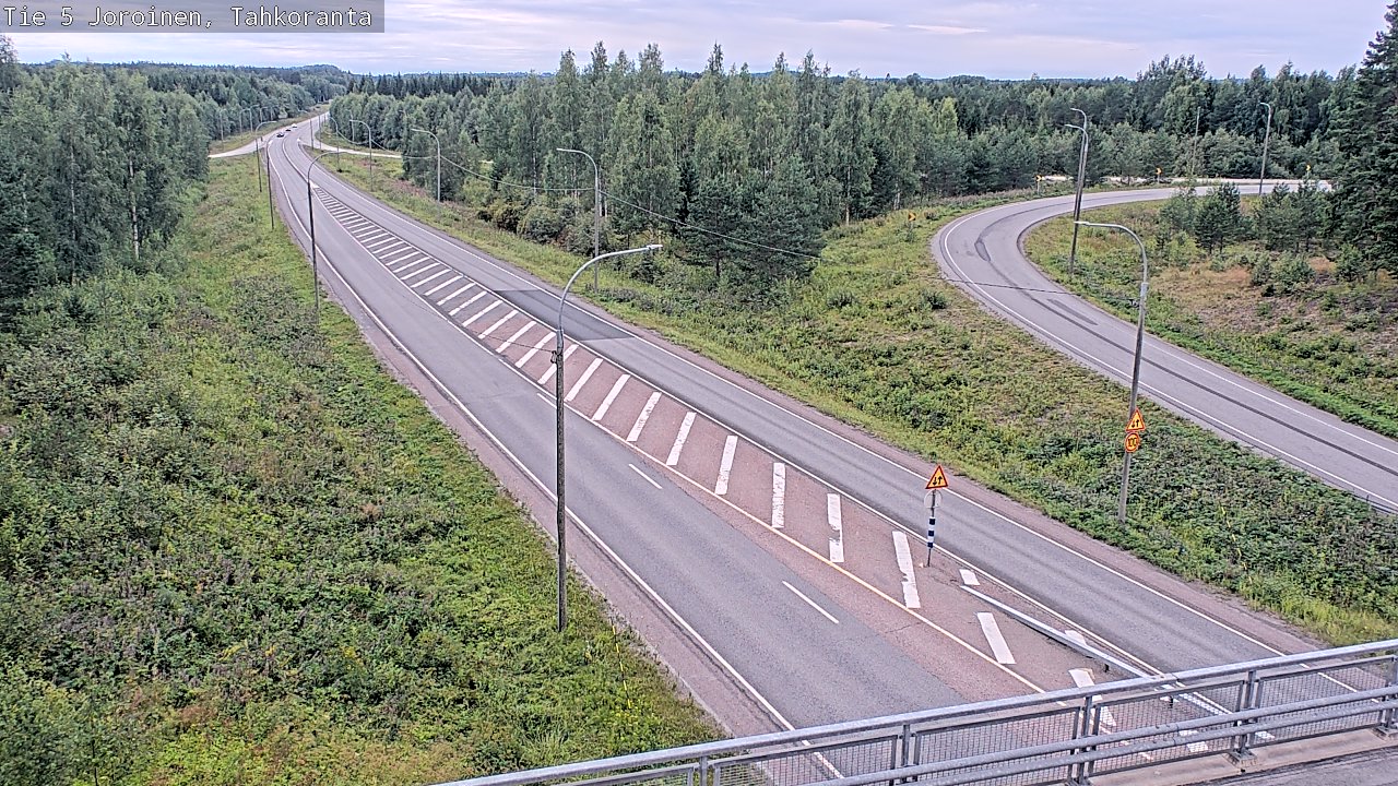 Weather Camera Image Väg 5 Jorois, Tahkoranta, Joroinen, Pohjois-Savo