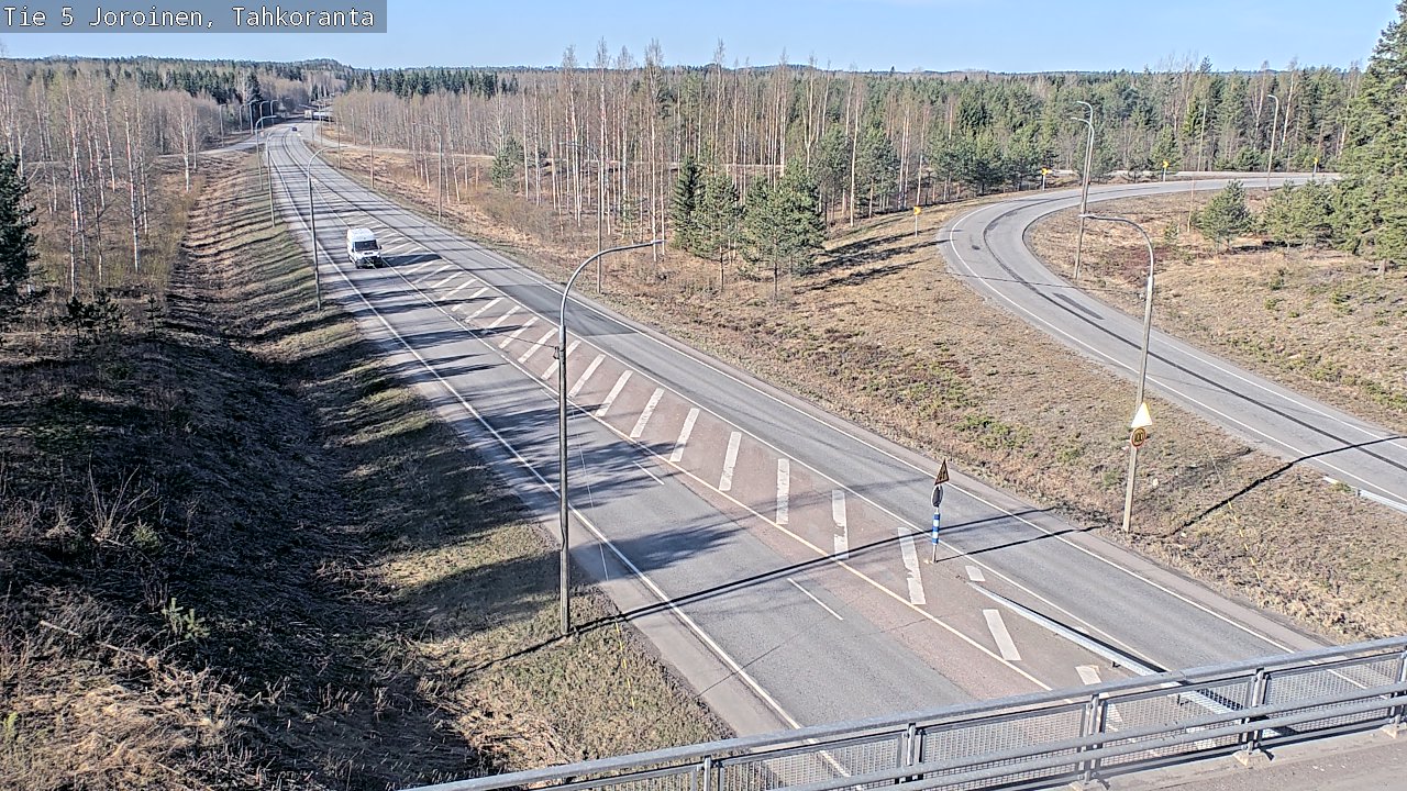 Weather Camera Image Väg 5 Jorois, Tahkoranta, Joroinen, Pohjois-Savo
