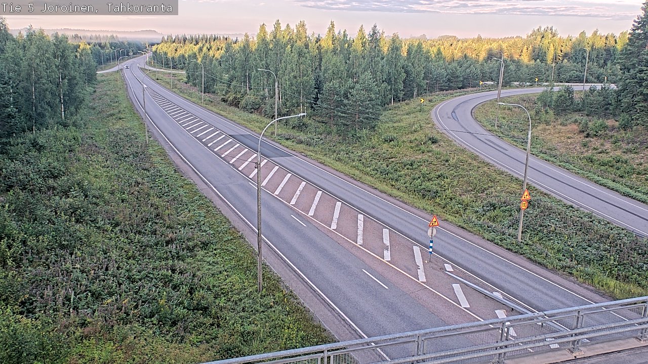 Weather Camera Image Väg 5 Jorois, Tahkoranta, Joroinen, Pohjois-Savo