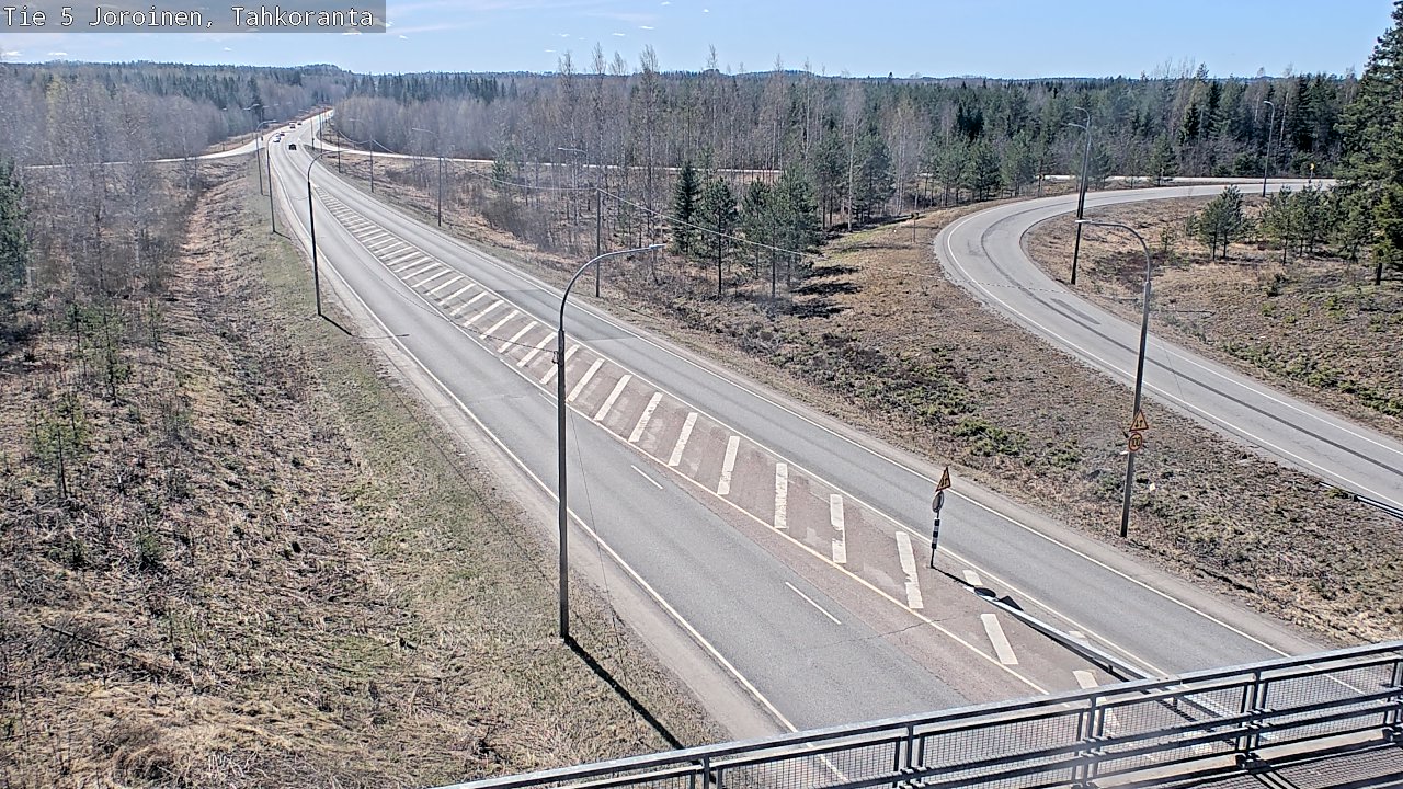 Weather Camera Image Väg 5 Jorois, Tahkoranta, Joroinen, Pohjois-Savo