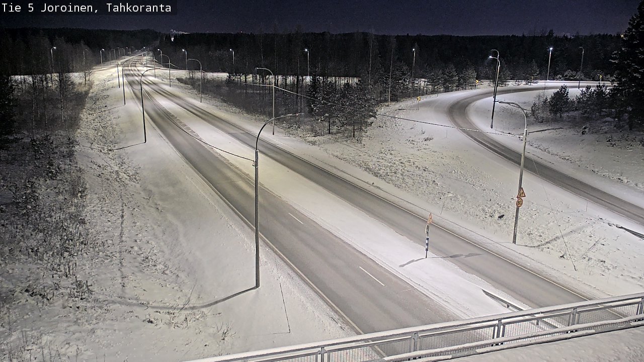 Weather Camera Image Väg 5 Jorois, Tahkoranta, Joroinen, Pohjois-Savo