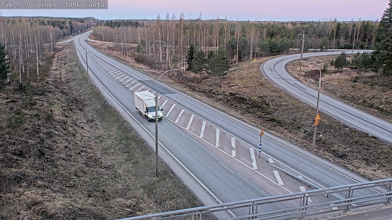 Weather Camera Image Väg 5 Jorois, Tahkoranta, Joroinen, Pohjois-Savo