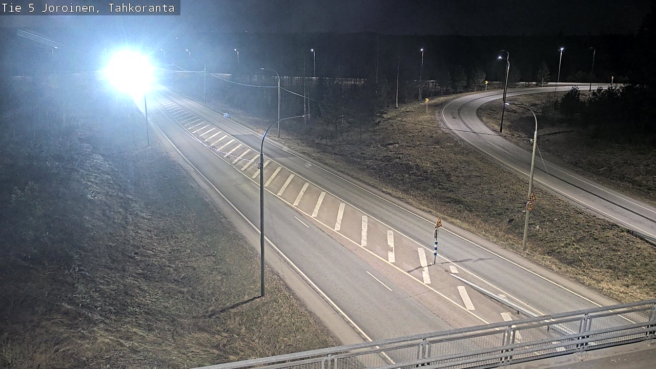Weather Camera Image Väg 5 Jorois, Tahkoranta, Joroinen, Pohjois-Savo