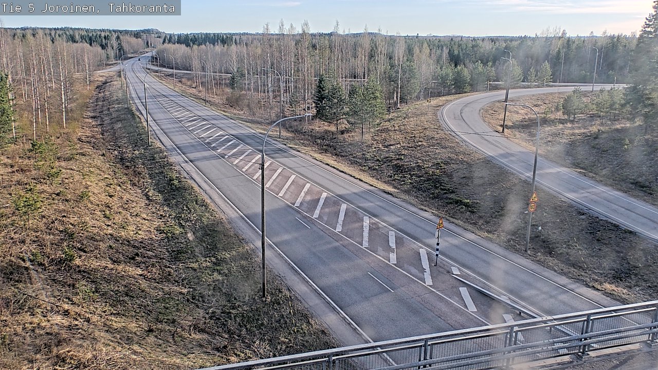 Weather Camera Image Väg 5 Jorois, Tahkoranta, Joroinen, Pohjois-Savo