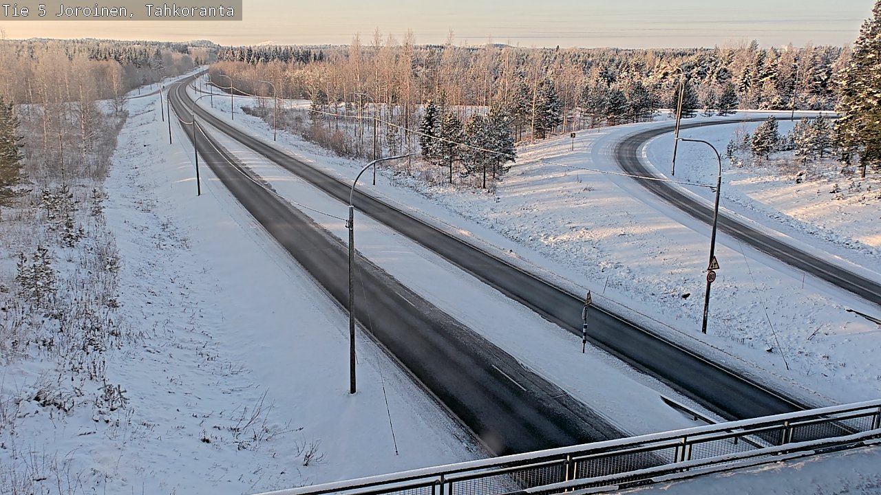 Weather Camera Image Road 5 Joroinen, Tahkoranta, Joroinen, Pohjois-Savo