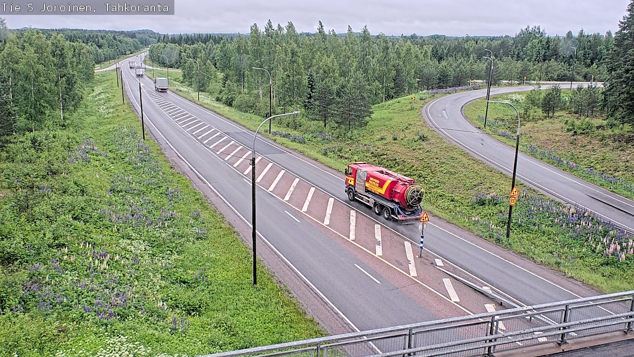 Weather Camera Image Väg 5 Jorois, Tahkoranta, Joroinen, Pohjois-Savo