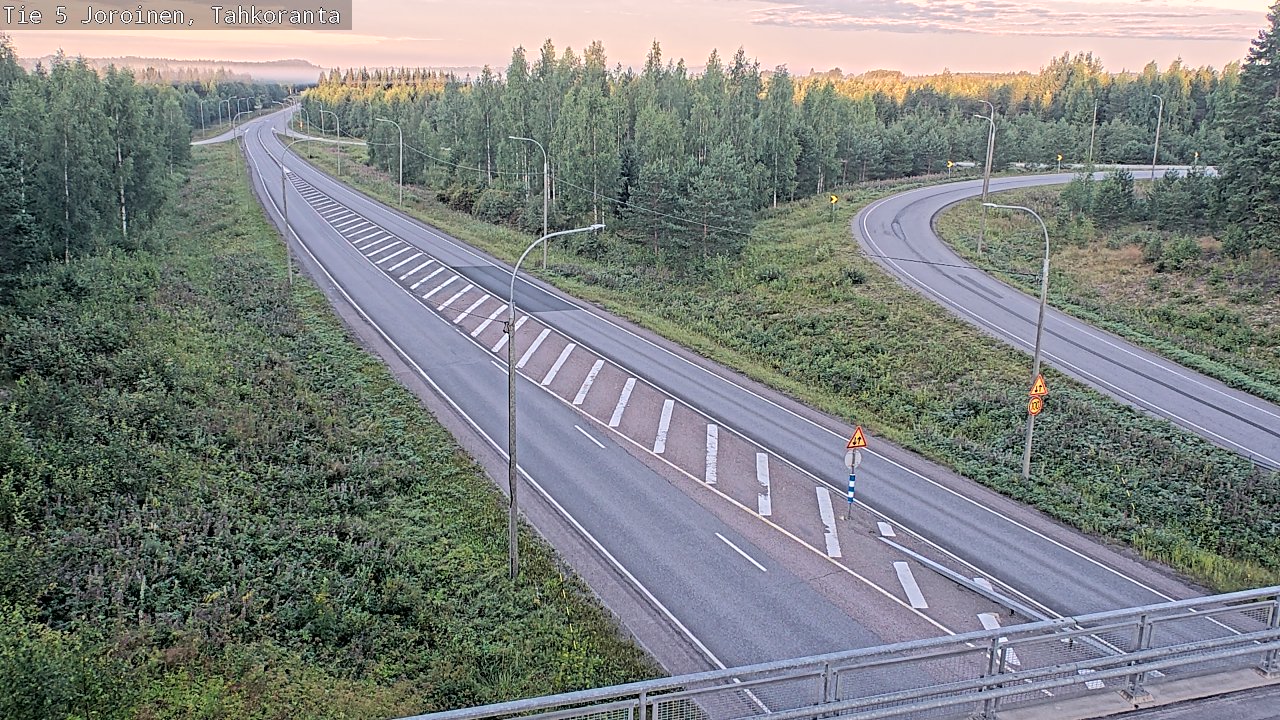Weather Camera Image Väg 5 Jorois, Tahkoranta, Joroinen, Pohjois-Savo