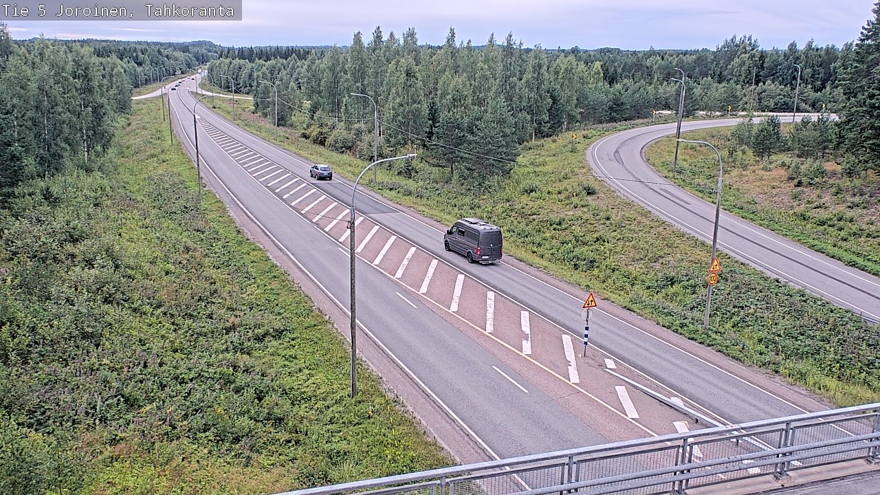 Weather Camera Image Väg 5 Jorois, Tahkoranta, Joroinen, Pohjois-Savo