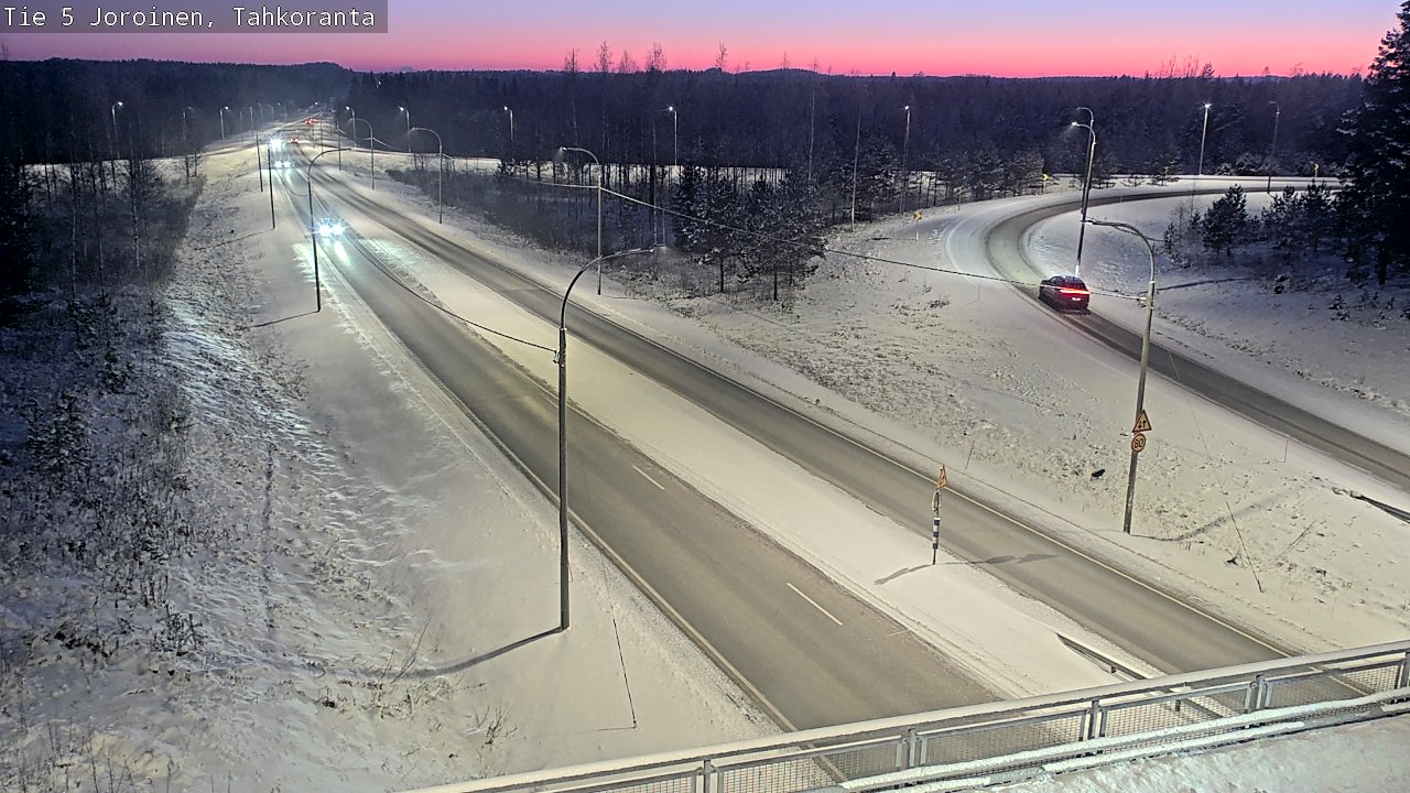 Weather Camera Image Road 5 Joroinen, Tahkoranta, Joroinen, Pohjois-Savo