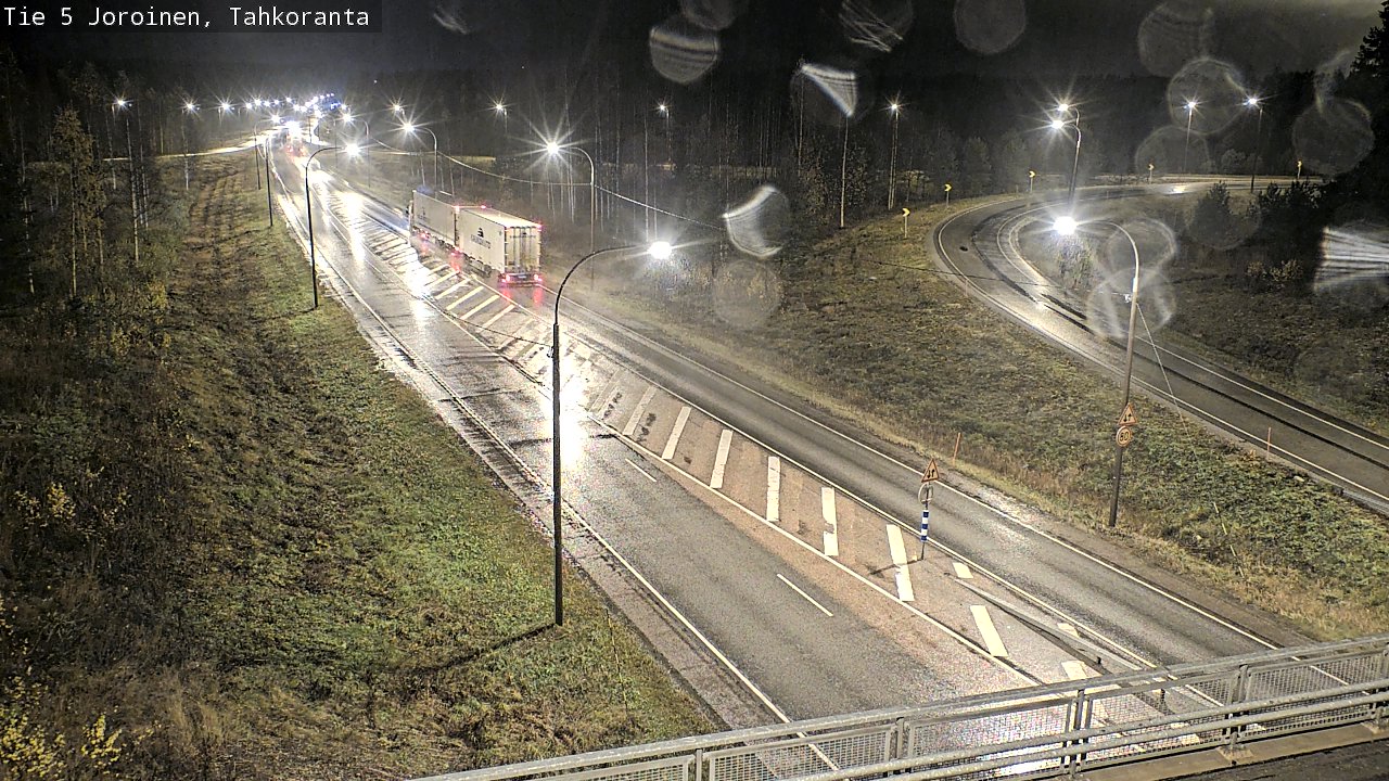 Weather Camera Image Väg 5 Jorois, Tahkoranta, Joroinen, Pohjois-Savo