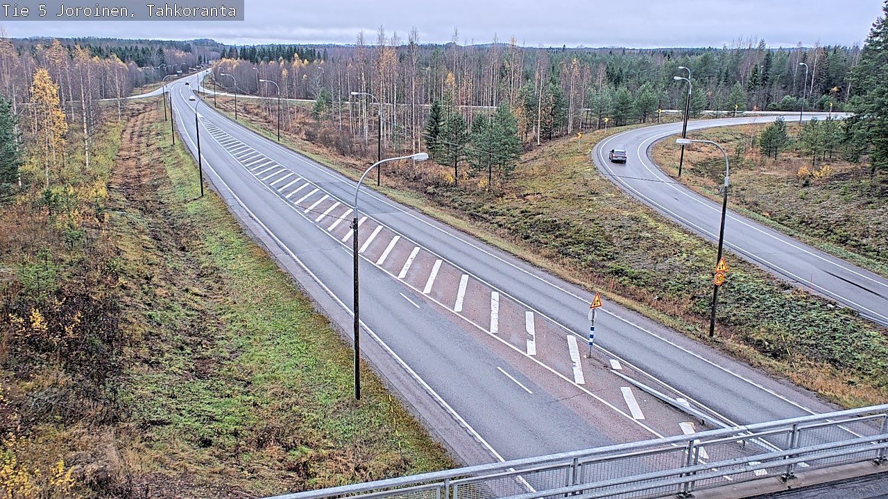 Weather Camera Image Väg 5 Jorois, Tahkoranta, Joroinen, Pohjois-Savo