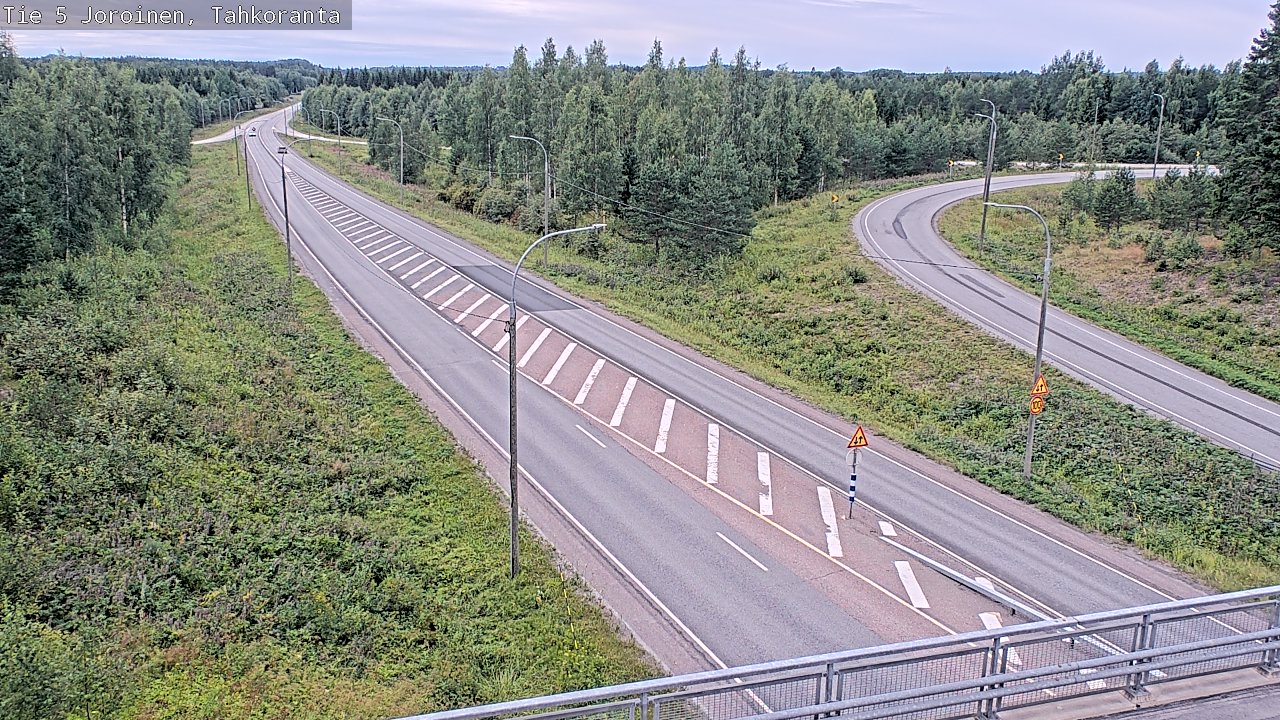 Weather Camera Image Väg 5 Jorois, Tahkoranta, Joroinen, Pohjois-Savo
