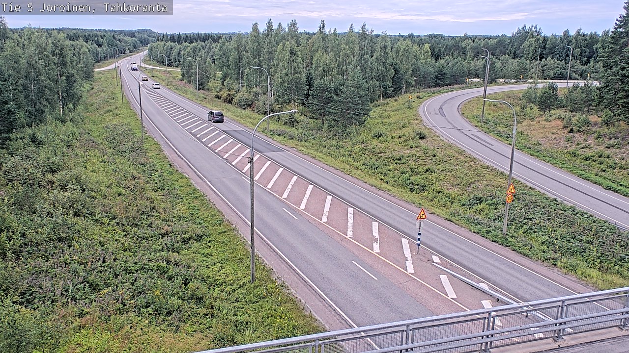 Weather Camera Image Väg 5 Jorois, Tahkoranta, Joroinen, Pohjois-Savo