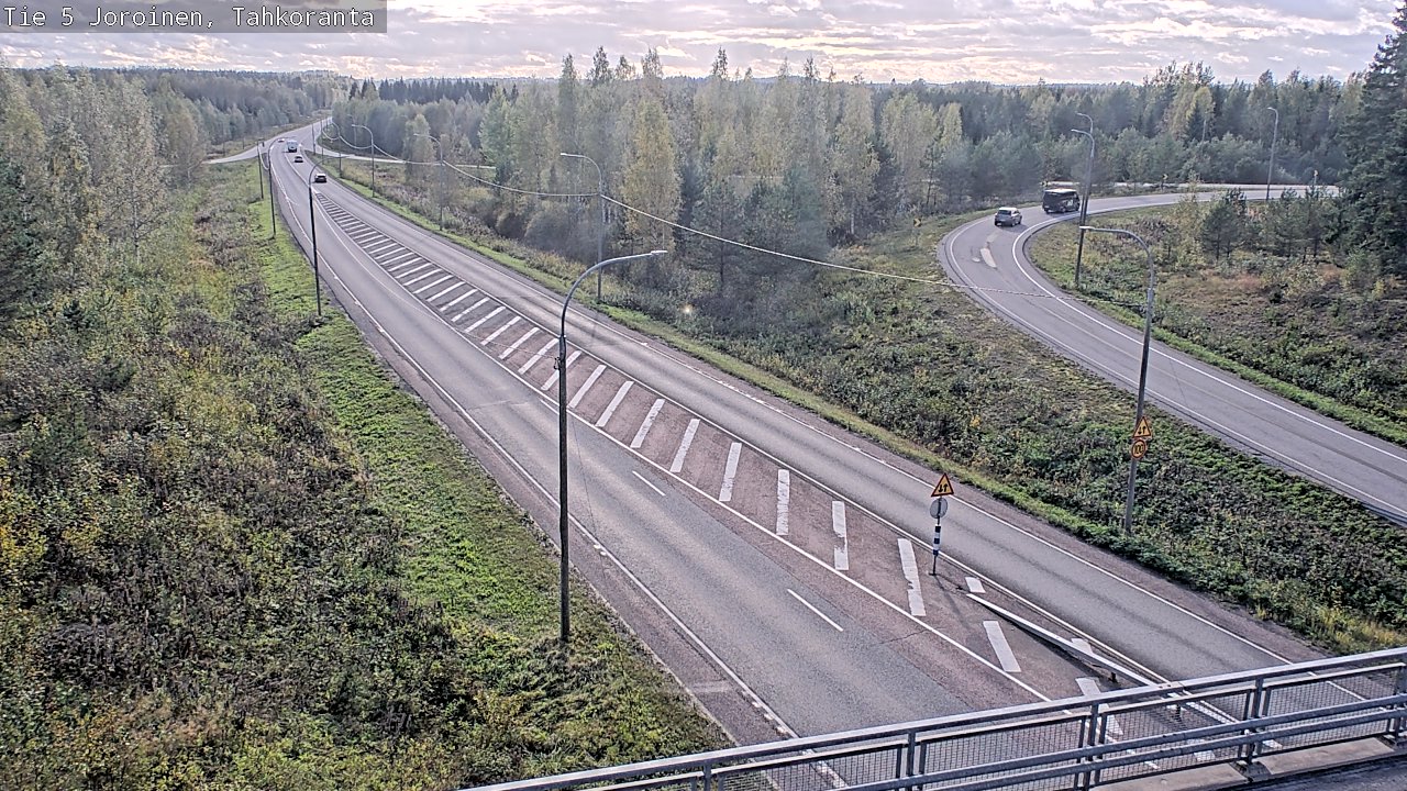 Weather Camera Image Road 5 Joroinen, Tahkoranta, Joroinen, Pohjois-Savo