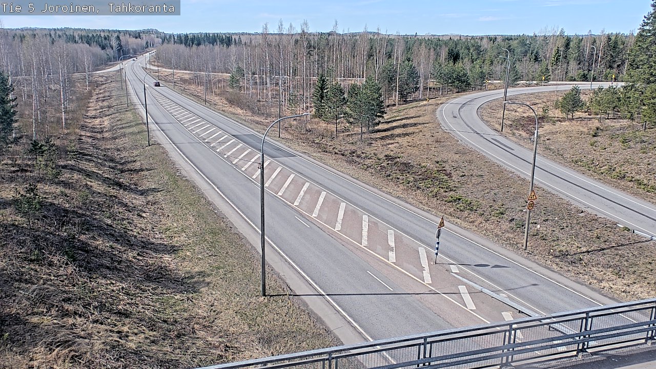 Weather Camera Image Väg 5 Jorois, Tahkoranta, Joroinen, Pohjois-Savo