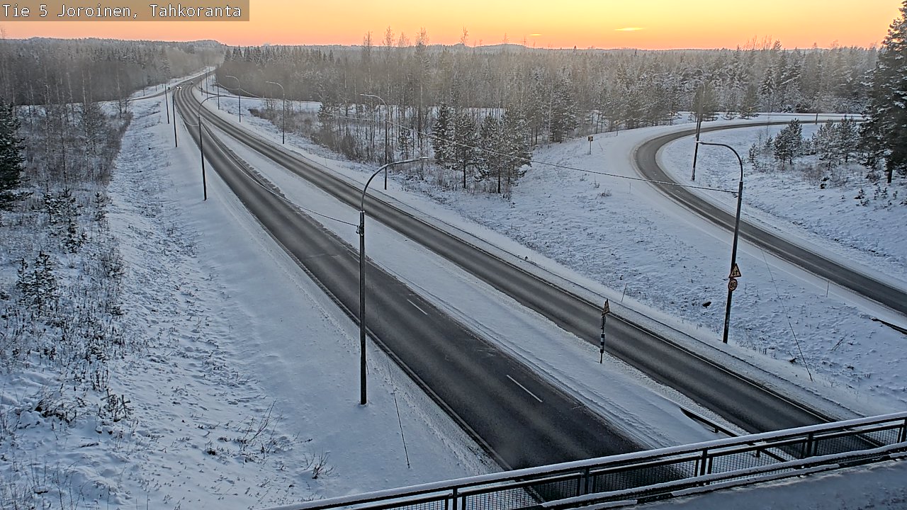 Weather Camera Image Road 5 Joroinen, Tahkoranta, Joroinen, Pohjois-Savo