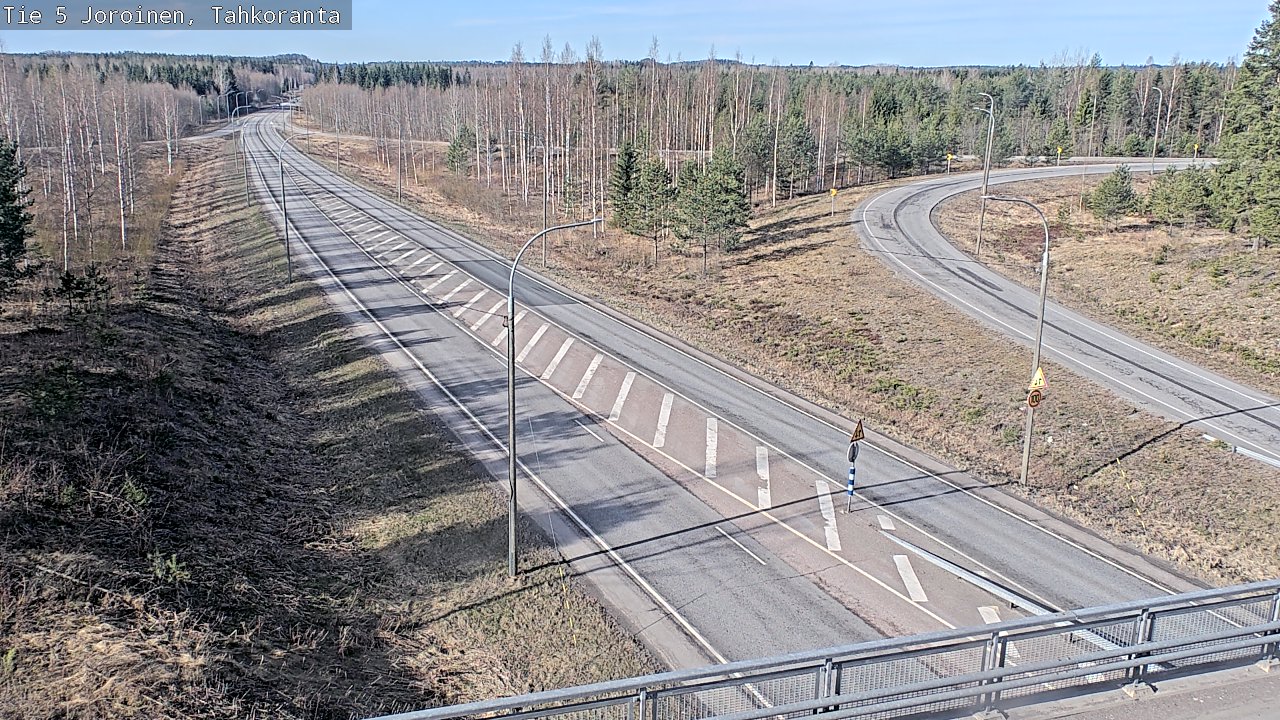 Weather Camera Image Väg 5 Jorois, Tahkoranta, Joroinen, Pohjois-Savo