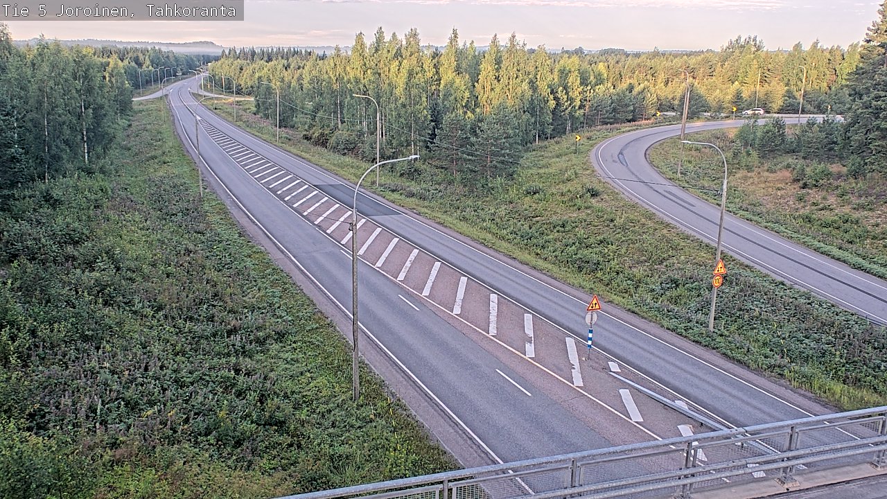 Weather Camera Image Väg 5 Jorois, Tahkoranta, Joroinen, Pohjois-Savo
