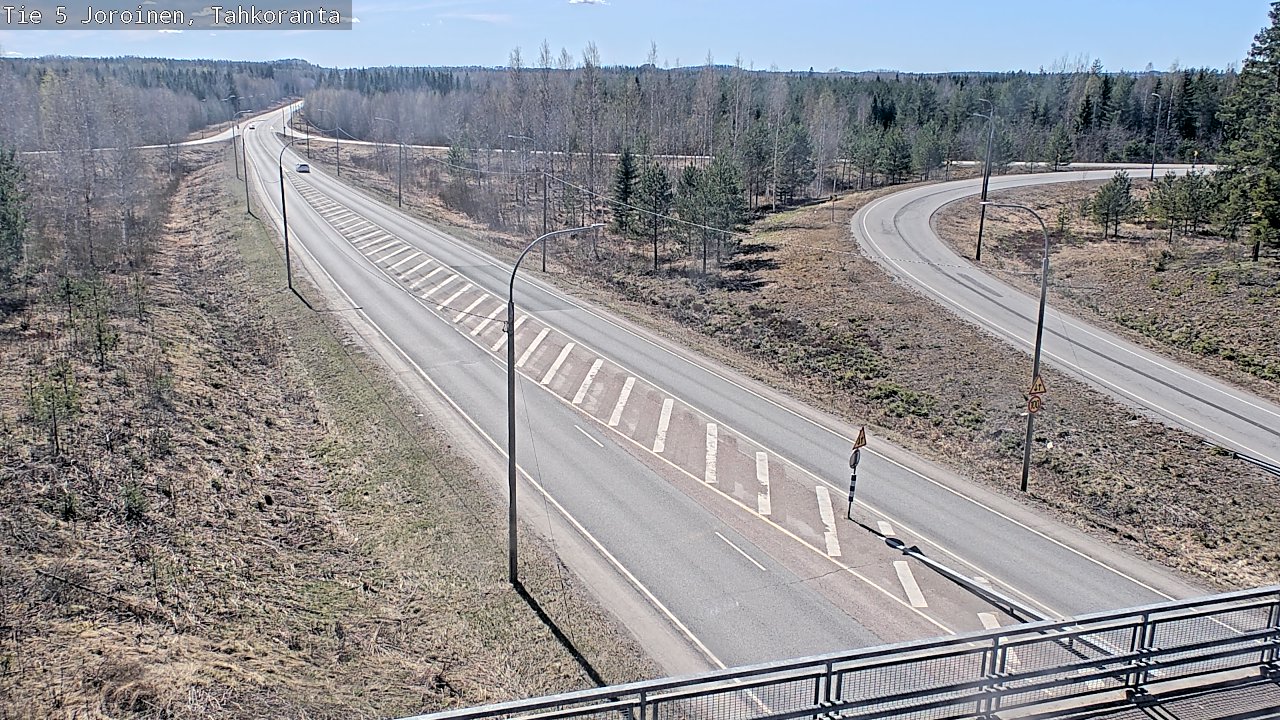 Weather Camera Image Väg 5 Jorois, Tahkoranta, Joroinen, Pohjois-Savo