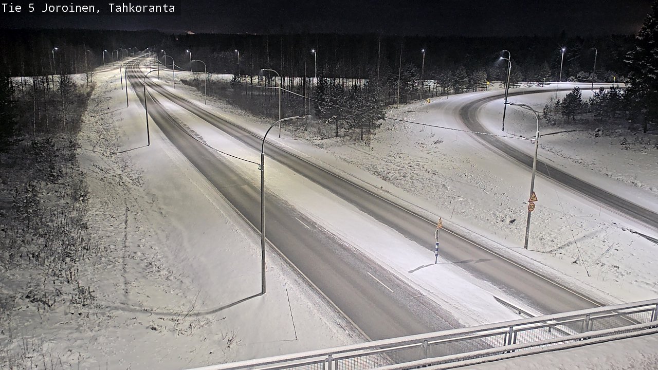 Weather Camera Image Väg 5 Jorois, Tahkoranta, Joroinen, Pohjois-Savo