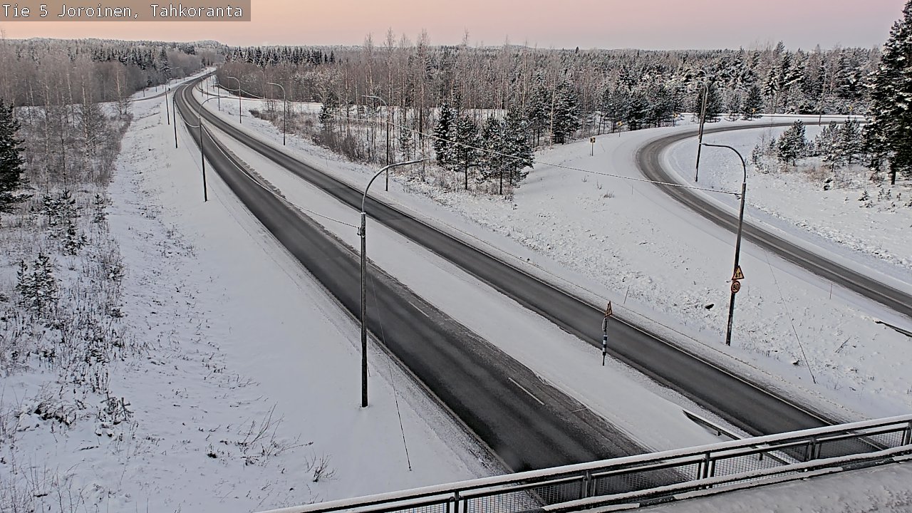 Weather Camera Image Road 5 Joroinen, Tahkoranta, Joroinen, Pohjois-Savo