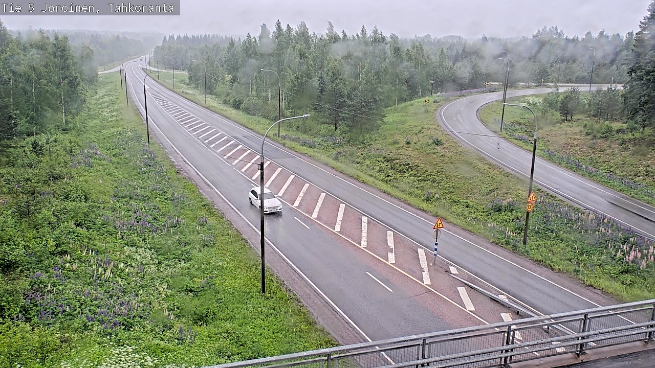 Weather Camera Image Väg 5 Jorois, Tahkoranta, Joroinen, Pohjois-Savo