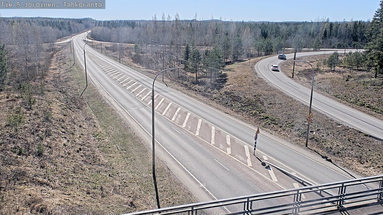Weather Camera Image Väg 5 Jorois, Tahkoranta, Joroinen, Pohjois-Savo