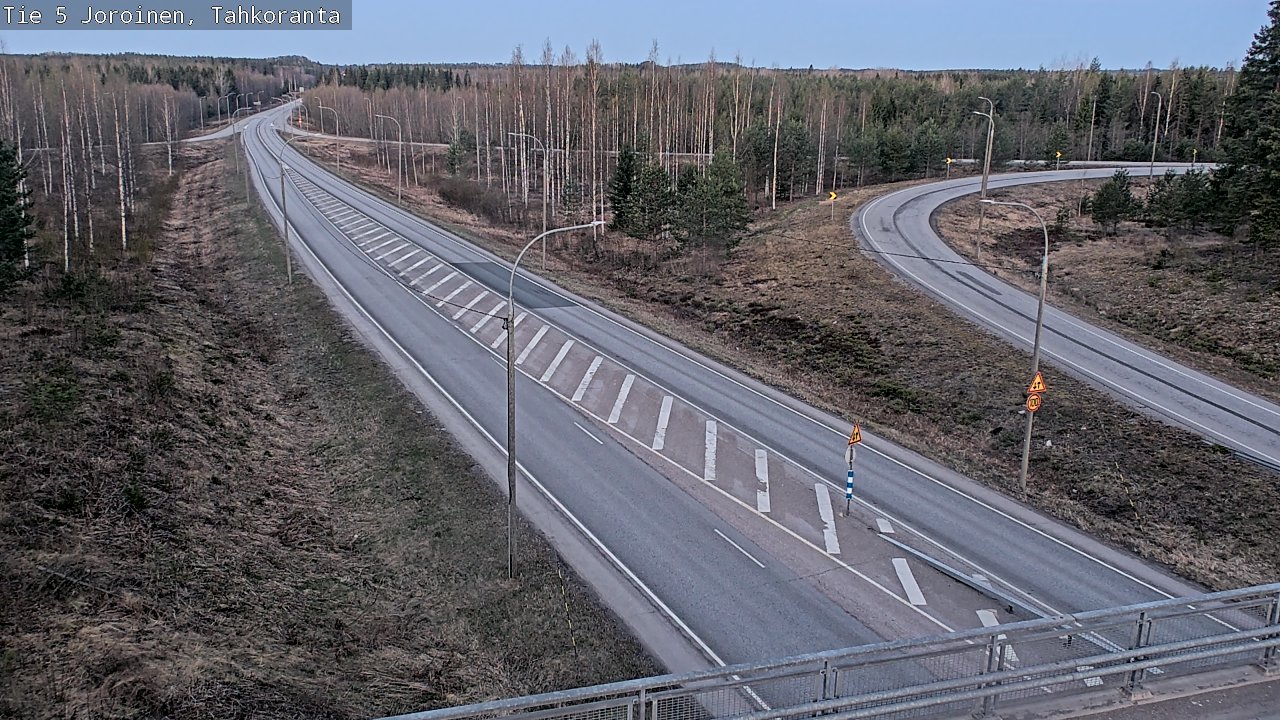 Weather Camera Image Väg 5 Jorois, Tahkoranta, Joroinen, Pohjois-Savo