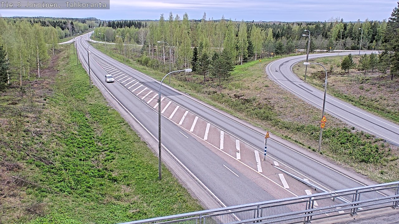 Weather Camera Image Road 5 Joroinen, Tahkoranta, Joroinen, Pohjois-Savo