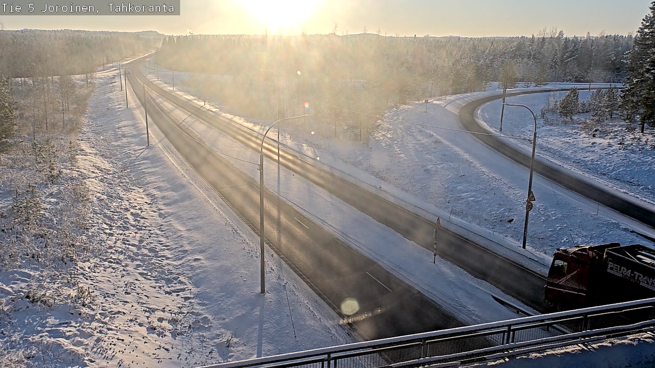 Weather Camera Image Road 5 Joroinen, Tahkoranta, Joroinen, Pohjois-Savo