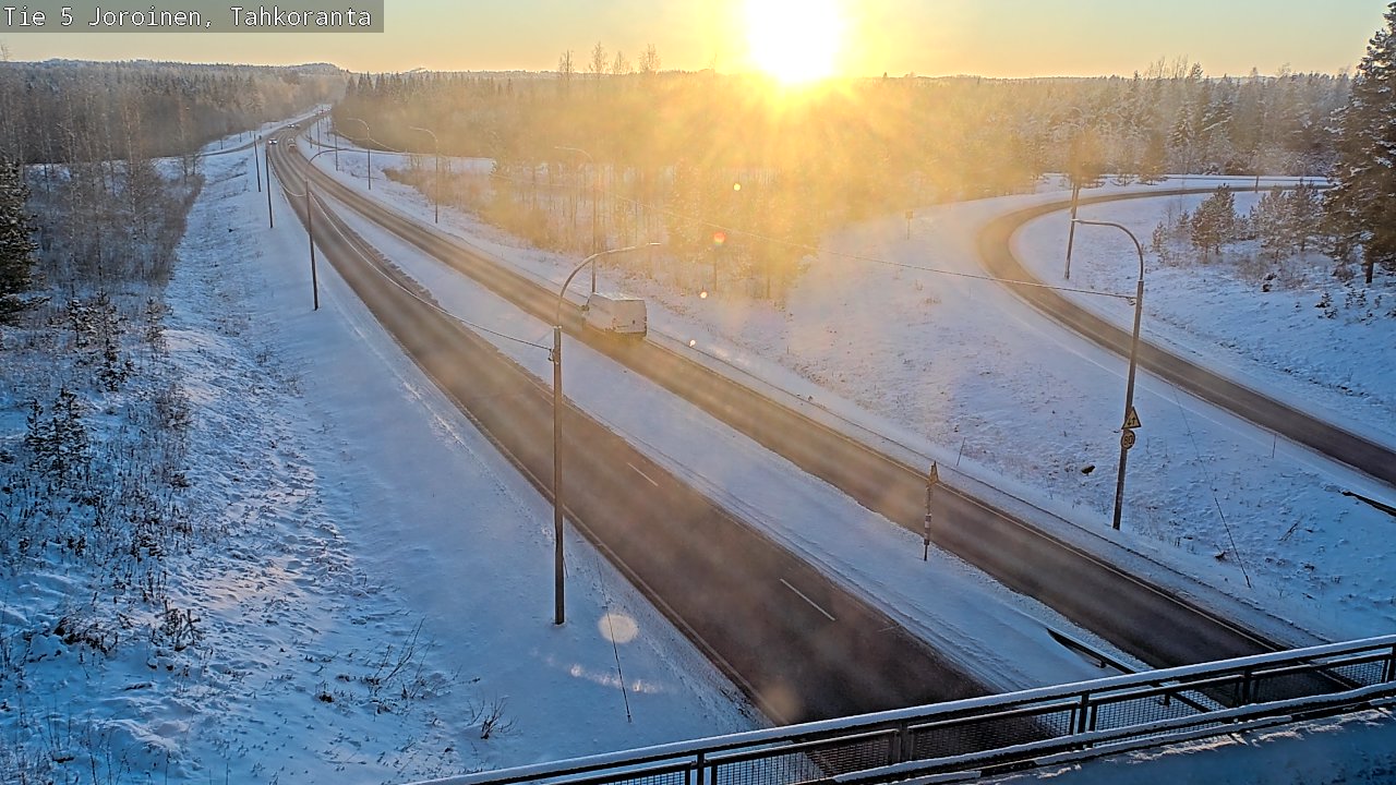 Weather Camera Image Road 5 Joroinen, Tahkoranta, Joroinen, Pohjois-Savo
